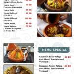 Menu Chouf l'Or Marrakech December 2023 460012-204200